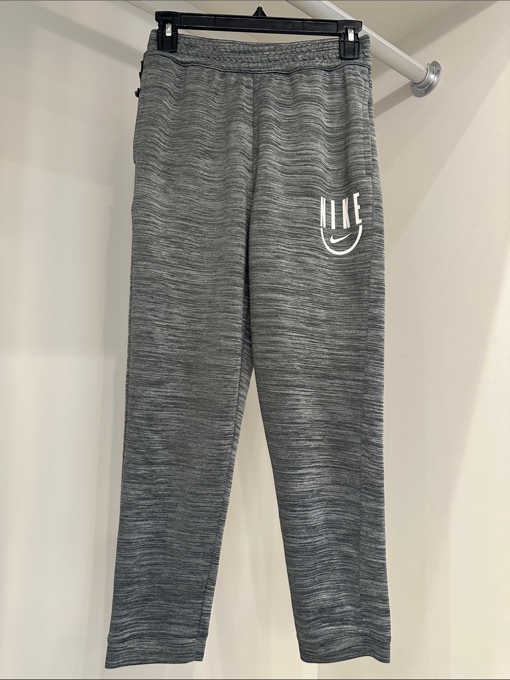 Nike boys large gray and black sweatpants.  Great condition